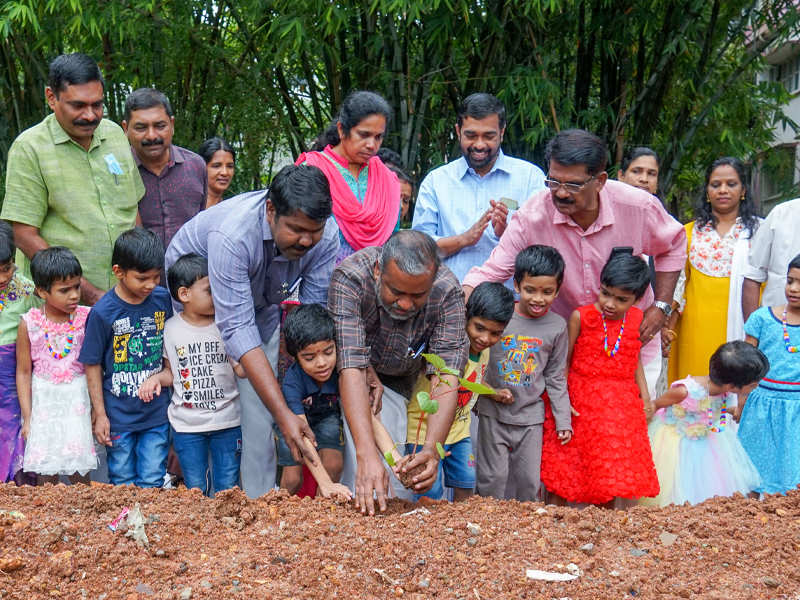 Organic vegetables are now also in the child welfare committee