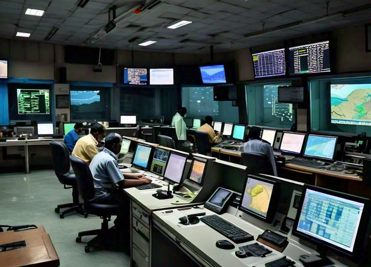 The control rooms were opened after the rain stopped